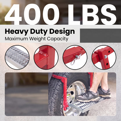 Heavy Duty Folding Tire Step