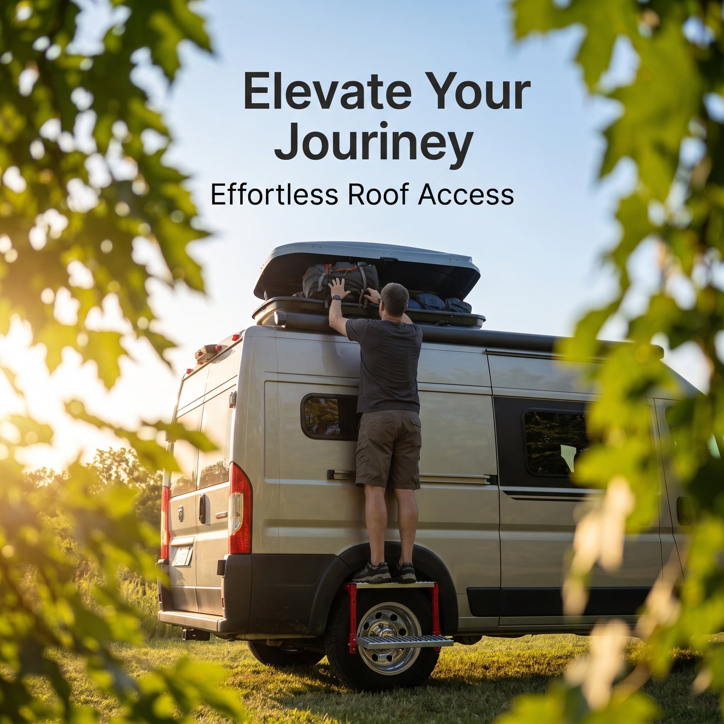Heavy Duty Folding Tire Step